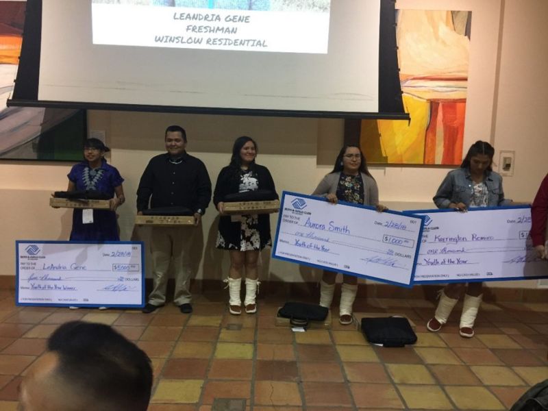 Leandria Gene, freshmen, Winslow Residential, first place winner of $5000 with Aurora and Karrington.