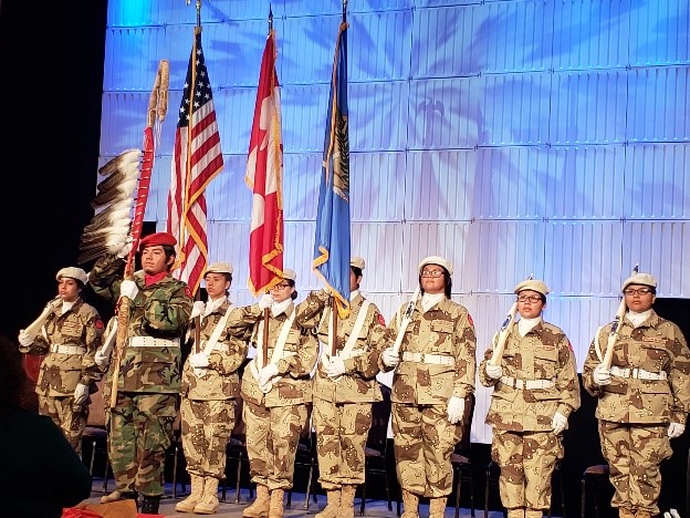Posting of Colors by Riverside Indian School ROTC